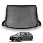 Nomad Boot Liner Compatible with Mercedes A Class 2018+ [W177] [Hatchback] Premium Tailored Fit Car Floor Mat Protector Guard Tray Black Custom Fitted Accessory - Dog Friendly Waterproof Raised Edges