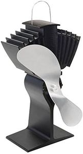 Ecofan AirMax, Classic Styled, Heat Powered Wood Stove Fan, 175 CFM, 812AMKBX, Large-Sized, 9" Blade, Nickel