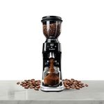 Beveromatic Electric Coffee Grinder, 300 Grams Bean Capacity, 150 Watt Powerful Motor, 30 Grind Settings, Touch Interface, Adjustable Timer, Ideal for Ground Coffee-Espresso, Cappuccino, Americano