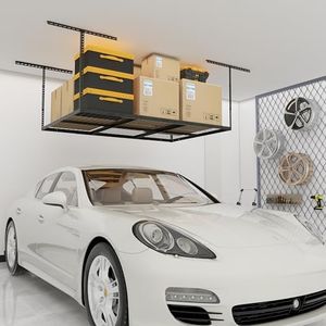 EZ Garage Storage Tote Slide Overhead Garage Storage Rack Organize Up
