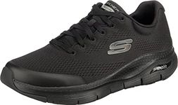 Skechers Men's Arch Fit Sneaker,Black Textile/Synthetic/Trim,11 UK