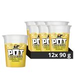 Pot Noodle Original Curry Standard Pot instant vegetarian snack quick to make noodles 12x 90 g