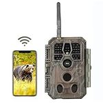 Folgtek WiFi Game Camera Wildlife Trail Cam 32MP 1296P HD Video with 100ft Night Vision Distance & Motion Detection IP66 Waterproof 2.4'' LCD Screen 120° Wide Angle for Hunting, House Surveillance