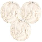 MainBasics Seaweed Bath Shower Loofah Sponge Pouf Body Scrubber Exfoliator (Set of 3)