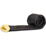 Dundas Jafine Duct Insulation Sleeve, Black Jacket, 4" x 10'