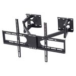 UNHO TV Wall Bracket Mount: Corner TV Wall Mount Swivels Tilts Extends for 32-65 inch LCD LED Plasma Flat Screens VESA from 200x 100 to 600x400 up to 35KG