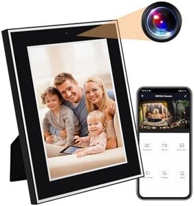 Hidden Spy Camera Detector with Photo Frame, WiFi Spy Camera with Motion Detection,1080P HD Home Security Camera Wireless Nanny Cam Remote Monitoring Camera for Home/Office/Indoor, No Audio