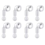 8 Pack LED Pull Cord Light Bulb, White LED Bulb Light Hanging Pull Cord Lamp Battery Operated, Portable Night Light for Party, Weddings, Festivals Lighting, Camping, Room Decoration