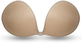 NuBra Feather Lite Super Light Adhesive Bra (Cup C, Nude)