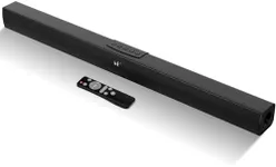 Maraawa Sound Bar, Soundbar for TV 60W Powerful HD HiFi Stereo Sound Soundbars Bluetooh 5.0 Wireless Control with ARC AUX Opt (26.7IN)