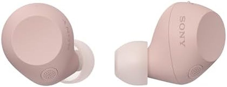 Sony WF-C710N Truly Wireless Noise Cancelling Earbuds, Advanced Noise Cancelling, AI Call Quality, Multipoint, IPX4, Up to 40Hr Battery, iOS & Android, Pink (Latest model)