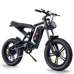 E2 Electric Bike for Adults,750W Ebike with 48V13Ah Removable Battery,All-Terrain 20" Fat Tire Electric Bikes Up to 28MPH & 75KM,Full Suspension,Cruise Control,UL Certified,Moped E-Bike