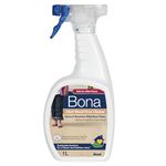 Bona Oiled Wood Floor Cleaner Liquid, Wooden Floor Cleaner, for Oiled Wood Floors, 1 Litre Spray Bottle