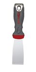 Warner 1-1/2" ProGrip Stiff Putty Knife, Stainless Steel with Hammer Cap, 90661