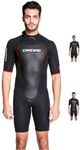 Cressi Altum Man 3mm Shorty Wetsuit - One-piece shorty for Men in 3 mm double-lined neoprene