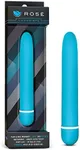 Blush Novelties Elegant Silky Smooth Vibrator - Powerful Multi-Speed - Basic 7 Inch Sex Toy for Women - Includes 1 Year Warranty - Blue