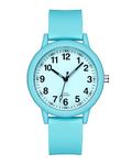 CIVO Womens Watch Blue Waterproof Womens Wrist Watches Analog Quartz Watch Ladies Fashion Simple Easy Reader Watches for Women Dress, Silicone Strap Watch