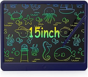 GIGART LCD Writing Tablet, 15 Inches Doodle Board Drawing Pad for Adults & Kids, Electronic Writing Board Drawing Tablet, Educational Toys Gifts for 3-12 Year Old Boys, Girls,Toddler (Dark Blue)