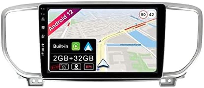 JOYX Android 12 IPS Autoradio Per KIA KX5 / Sportage 4 (2016-2019) - [2G+32G] - Senza fili CarPlay + Android Auto - GRATUITI Camera - DAB Volante 4G Bluetooth WiFi Fast-Boot DSP - 9 Pollici 2 Din