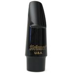 Selmer Alto Sax Mouthpiece, Black, Metal, Traditional Style, E Flat Instrument Key, Includes Mouthpiece Cap, Ligature