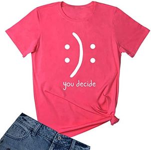 BLACKMYTH Women Cute Graphic Tees Soft T-Shirts Watermelon XX-Large