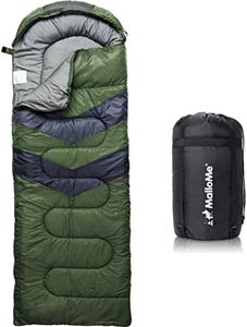 MalloMe Sleeping Bags for Adults Cold Weather & Warm - Backpacking Camping Sleeping Bag for Kids 10-12, Girls, Boys - Lightweight Compact Camping Essentials Gear Accessories Hiking Sleep Must Haves