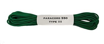 Spillbox 100ft 550 Cord Paracord Parachute Survival Cord (Dark Green)