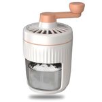 SG-Mart Portable Shaved Ice Machine & Snow Cone Maker | BPA-Free Ice Crusher with Ice Cube Trays | Ideal for Homemade Shaved Ice, Slushies & Frozen Treats (White, 1-Piece)