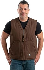 Berne Ladies Washed Insulated Bib - Brown - Small