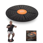 Phoenix Fitness Body Balance Board - Non-Slip Round Wobble Board - 36cm Training Balance Board Perfect for Core Strength, Balance, Rehabilitation, Stability, Physio Therapy and Coordination