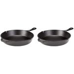 Lodge Logic 12" Pre-Seasoned Cast Iron Skillet + Lodge 10.25" Pre-Seasoned Cast Iron Skillet