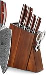 XINZUO 7Pcs Kitchen Knife Set with 