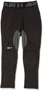 Under Armour Gameday 2 Pad 3/4 Basketball Tight, BLK,LG