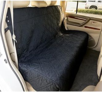 Formosa Covers Deluxe Quilted and Padded Back Seat Bench Cover - One Size fits All 56" W Black