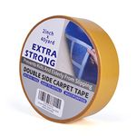 TAPEBEAR Heavy-Duty Double Side Carpet Tape, 2-Inch x 40 Yards Carpet Tape for Rug, Wood, Floor, Residue-Free Rug Tape, Multipurpose Gripper Non Slip Tape, 50mm*36m