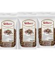 Wellness Rainbow Peppercorns Blend, 12oz Resealable Pack (340g) - Colorful Medley of Black, White, Green & Pink Peppercorns for Grinders - Aromatic Spice Mix to Season Meat, Seafood, Soups & Salads 3 PACK