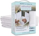 Airwrap 4 Sides Mesh Cot Liner, Whi