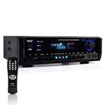 Pyle Home Pyle Pt390Btu Bluetooth Digital Home Theater Stereo Receiver, Aux Input, Mp3/Usb/Sd Readers, Am/Fm Radio, 300 Watt