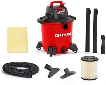 CRAFTSMAN CMXEVBE17590 9 Gallon 4.25 Peak HP Wet/Dry Vac, General Purpose Portable Shop Vacuum with Attachments