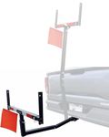 MAXXHAUL 70231 Hitch Mount Truck Bed Extender (for Ladder, Rack, Canoe, Kayak, Long Pipes and Lumber), Black