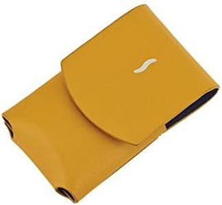 minijet lighter leather yellow case - S.T. Dupont