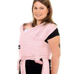 Koala Babycare Baby Sling Easy to Wear - Certified Ergonomic Support - Multi-Purpose Stretchy Baby Carrier Suitable up to 9 kg - Baby Wrap Carrier for Newborn - Pink - Registered Design