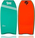 Tribe Guard Bodyboards - Body Boards for Adults and Kids - 36", Turquoise/Mallard Green/Orange