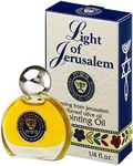 Light of Jerusalem Anointing Oil for Prayer 0.25 fl.oz. Frankincense Myrrh Cinnamon, Cassia, and Flower Extracts