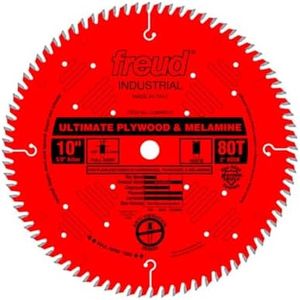 Freud LU80R012 Ultimate Plywood & Melamine Saw Blade 12 inch x 96t Hi-ATB 1 inch arbor Perma-Shield Coated