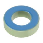 YOKIVE Toroid Core, Ferrite Chokes Ring Iron Powder Inductor Ferrite Ring, Good for Power Transformers (Light Green, 38.8mm x 21.3mm x 11.2mm)