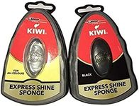 Kiwi Express Shoe Shine Sponge, Bla