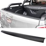 JHCHAN Tailgate Protector for Mitsubishi L200 Barbarian/Warrior 2019-2024 Series 6 Tailgate Scratches Rear Tail Gate Cover Guard Load Bed Rail Cap Accessory Texture Black