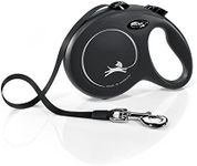 Flexi Classic Tape Retractable Dog Lead Black Large 5 Metres