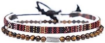 2x Boho Surfer Bracelet Set Women &